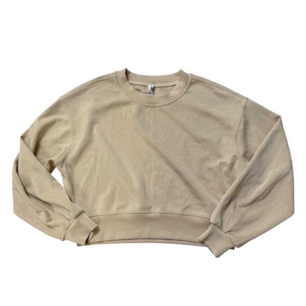 Lululemon Perfectly Oversized Cropped Crew Softstreme Sweatshirt Size 0
